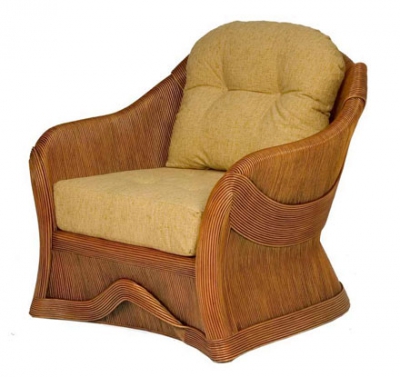 Комплект для отдыха из коллекции «Ribbon»: диван, кресло, пуф